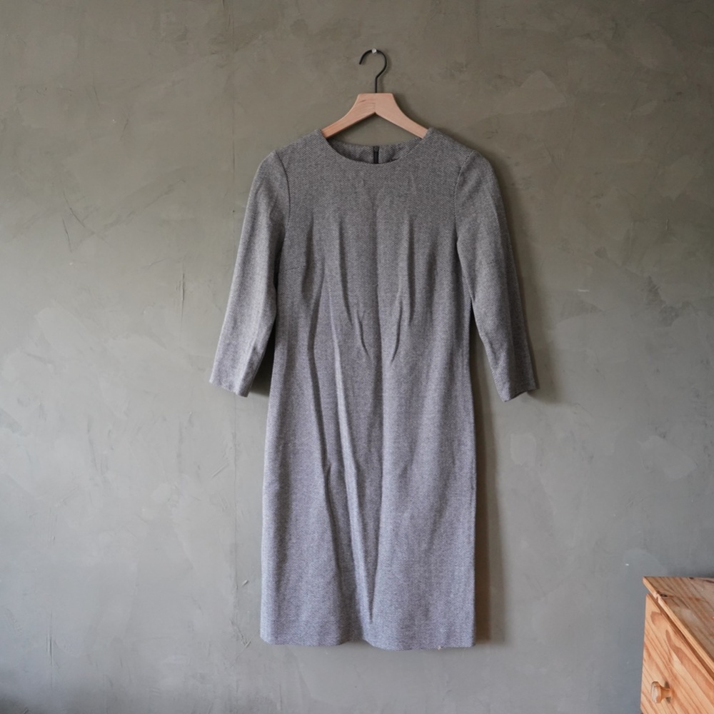 Peserico Herringbone Dress size US 6 EU 42